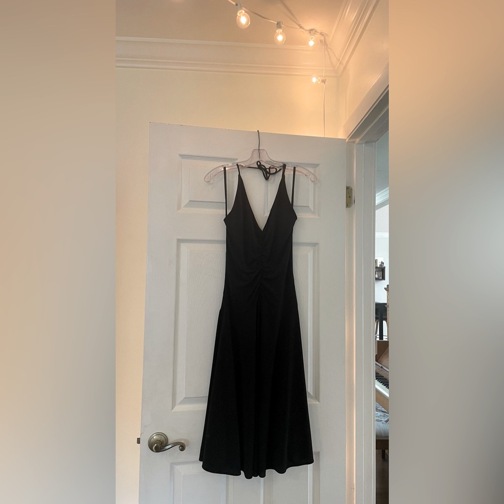 Black halter top dress! Works for Prom or Wedding!